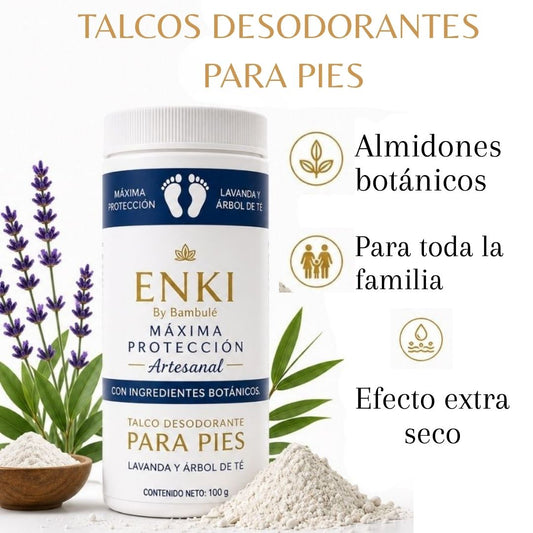 Talcos desodorante para pies 100 gr ENKI