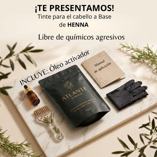 Tinte para cabello a base de HENNA X 200 gr